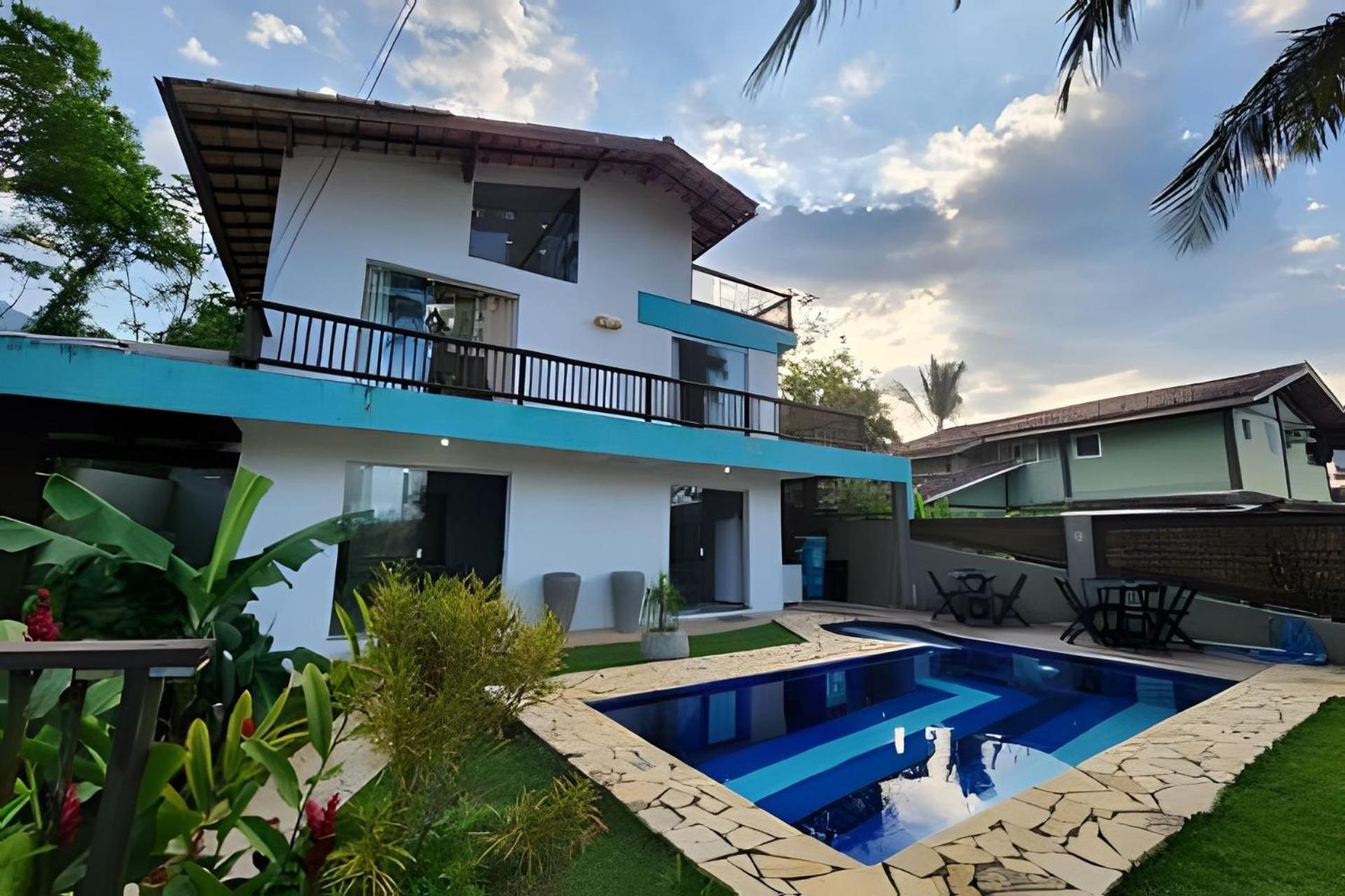 Bela Casa De 4 Suites Com Piscina E Vista - Curral Ilhabela Eksteriør billede