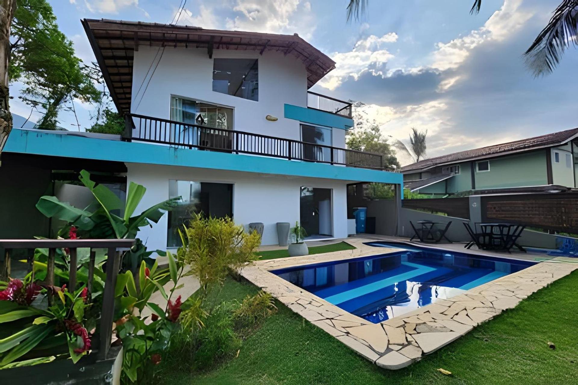 Bela Casa De 4 Suites Com Piscina E Vista - Curral Ilhabela Eksteriør billede